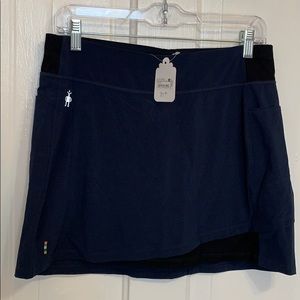 Smartwool merino sport lined skirt-deep navy